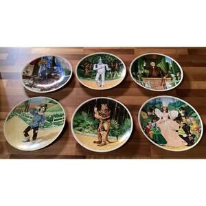 Knowles Set of 6 Wizard Of Oz Collector Plates